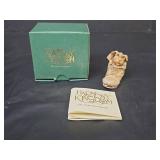 Harmony Kingdom \"Solemate\" Puppy in Boot Figurine Box in Original Box with Paper Insert Made in England
