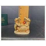 Harmony Kingdom \"Crock Pot\" Figurine Box with Original Box and Paper Insert TJAL2 Made in England