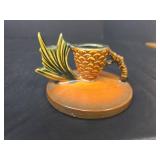 Roseville 1123 Pineapple Candlestick Holders