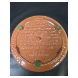 Frankoma 1828 Cherokee Syllabary Commemorative Hot Plate