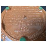 Frankoma 1828 Cherokee Syllabary Commemorative Hot Plate