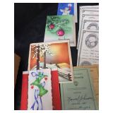 1930s - 1940s Ephemera (cattle records, school report cards, grade cards, greeting cards, pictures, and more)
