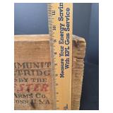 Winchester Ammunition Wooden Box