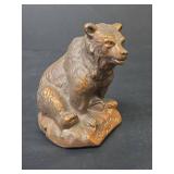 Bronze Bear Figurine Paperweight