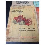 1940s-50s Farm Equipment Manual