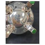 Silver Plated Champagne Ice Bucket with Handles and Wallace Baroque Silver Plated Footed Waste Bowl (285)