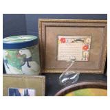 Vintage Pictures, Enamel Bowl, State Spoons, and More