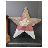 Mixed Glassware Collection with Crystal Pitchers and Cruet, and Decorative Star