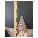 Mixed Glassware Collection with Crystal Pitchers and Cruet, and Decorative Star