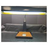 1980s Adjustable Fluorescent Desk Lamp Powers on