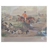 English Fox Hunt Scene Print