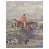 English Fox Hunt Scene Print