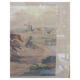 English Fox Hunt Scene Print