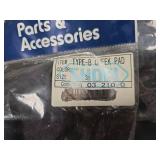 Shoei Motorcycle Helmet Cheek Pads Type-B/C Size 31 and Fulmer Bubble Shield Smoke (AF BLB00015)