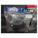 Shoei Motorcycle Helmet Cheek Pads Type-B/C Size 31 and Fulmer Bubble Shield Smoke (AF BLB00015)