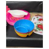 Kitchen Collection with Floral Flour Sifter, Pie Plate, Cake Pans, Hot Plates, and More