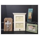 Decorative Home Collection - Fleur-de-lis Hook, Picture Frames, and Vinyl Wall Art