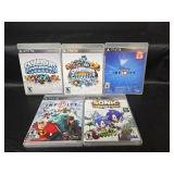 PS3 Family Game Bundle - Skylanders, Disney Infinity, Sonic