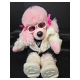 Build-A-Bear Plush Tiger in Business Suit with Pink Poodle - Both Fully Dressed
