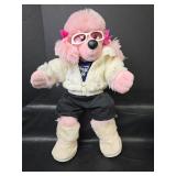 Build-A-Bear Plush Tiger in Business Suit with Pink Poodle - Both Fully Dressed