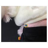 Build-A-Bear Plush Tiger in Business Suit with Pink Poodle - Both Fully Dressed