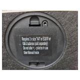 Modern Black Tabletop Lamp - Needs Batteries