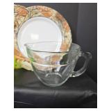 Mixed Kitchenware Collection with Decorative Plates