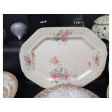 Vintage Serving Bowls, Plates, Glass Christmas Bulbs, Trinket Dish, and More