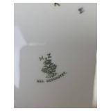 MZ Austria Porcelain Serving Platter, 6 Tea Cups, and 6 Bowls