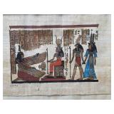 Egyptian Papyrus Art Prints in Wood Frames
