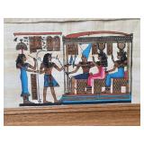 Egyptian Papyrus Art Prints in Wood Frames