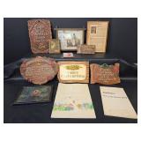 Religious Wall Decor Collection with Books