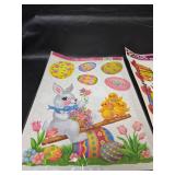 Easter Window Clings with Glitter Accents