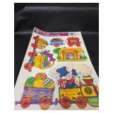 Easter Window Clings with Glitter Accents