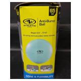 Athletic Works 65cm Anti-Burst Exercise Ball - New