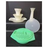 Tupperware Grater and Slicer Set and Tuppercraft Floralier