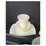 Tupperware Grater and Slicer Set and Tuppercraft Floralier