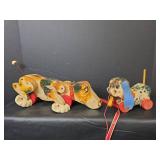 Fisher Price Snoopy and  Playfull Puppy Pull Toys - work as they should