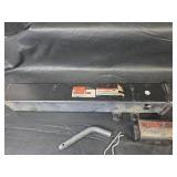 Haul Master 5000lb Standard Receiver Tube with 2in - 1.25in  Hitch Adapter and Hitch Pin