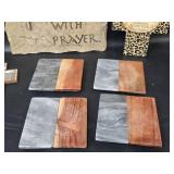 Religious Cross Wall Decor and Granite Coasters