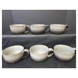 Ceramic Ombre Soup Mugs - Set of 6