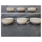 Ceramic Ombre Soup Mugs - Set of 6