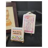 Teddy Bear Collectibles and Inspirational Plaques