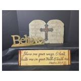 Ten Commandments Wall Plaque, 