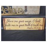 Ten Commandments Wall Plaque, 