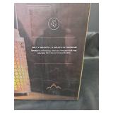 Natural Himalayan Salt Lamp with Metal Basket Design NEW