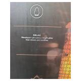 Natural Himalayan Salt Lamp with Metal Basket Design NEW