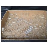 Mini Glass Bottles with Cork Stoppers 110 count