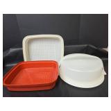 Tupperware Cold Cut Keeper and Cake/Pie Carrier