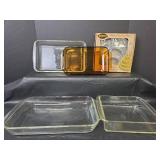 Mirro 4-Tier Cake Pan Set with Glass Bakeware (Pyrex and Anchor Hocking)
